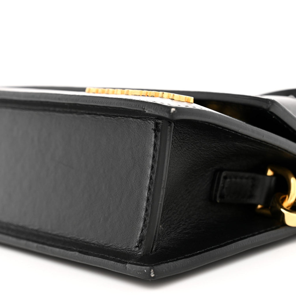 Smooth Calfskin Le Chiquito Long Black