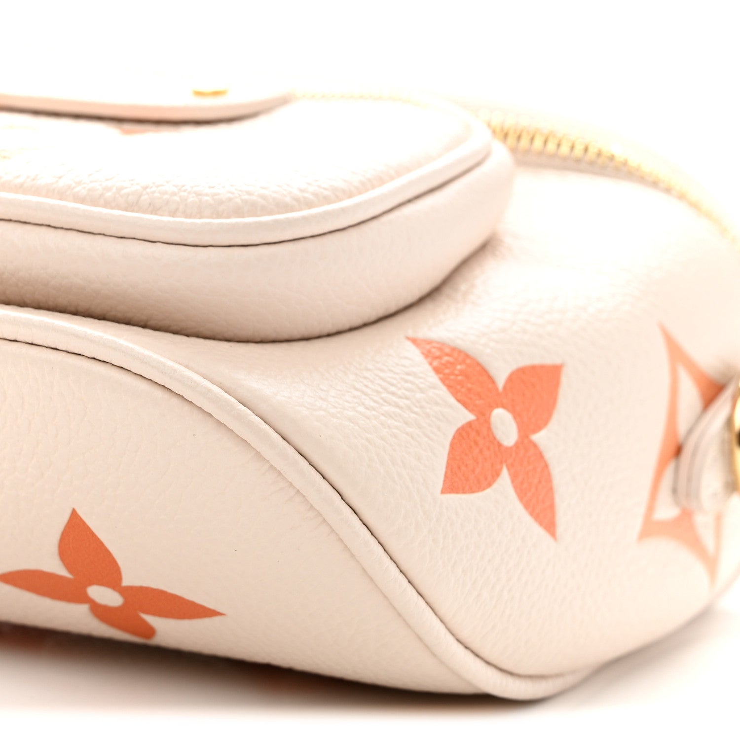 Empreinte Monogram Giant Mini By The Pool Bumbag  Cream Saffron