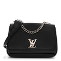 Calfskin Lockme II Chain Bag BB Black