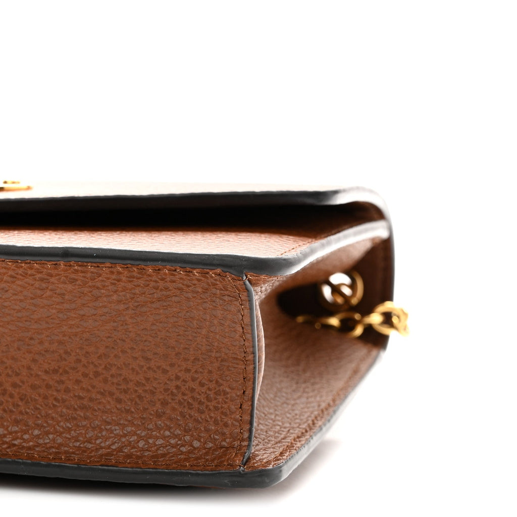 Small Classic Grain Calfskin Small Darley Oak