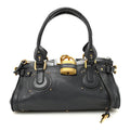Grained Buffalo Paddington Black Navy
