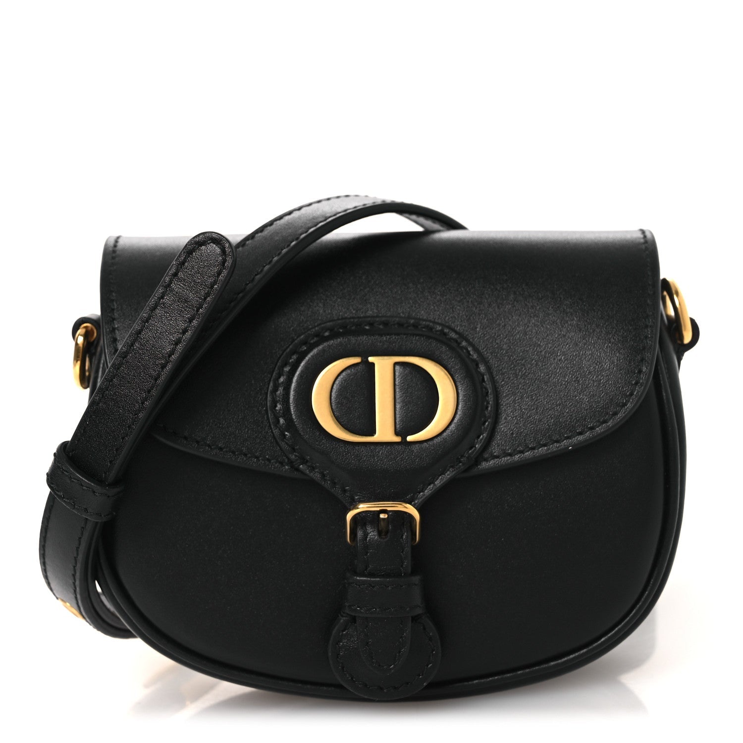 Box Calfskin Micro Bobby Bag Black