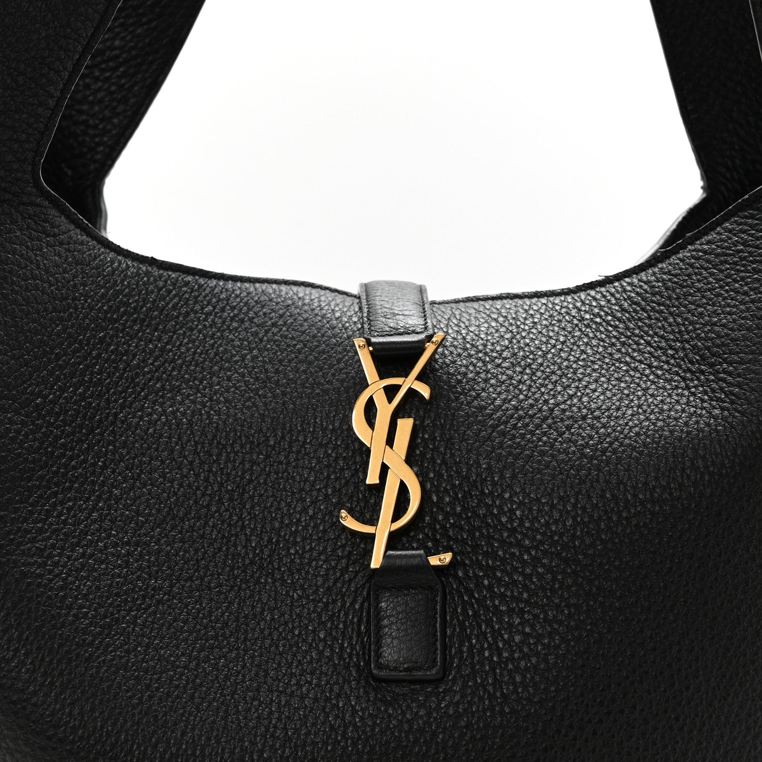 Grained Deerskin Bea Tote Black
