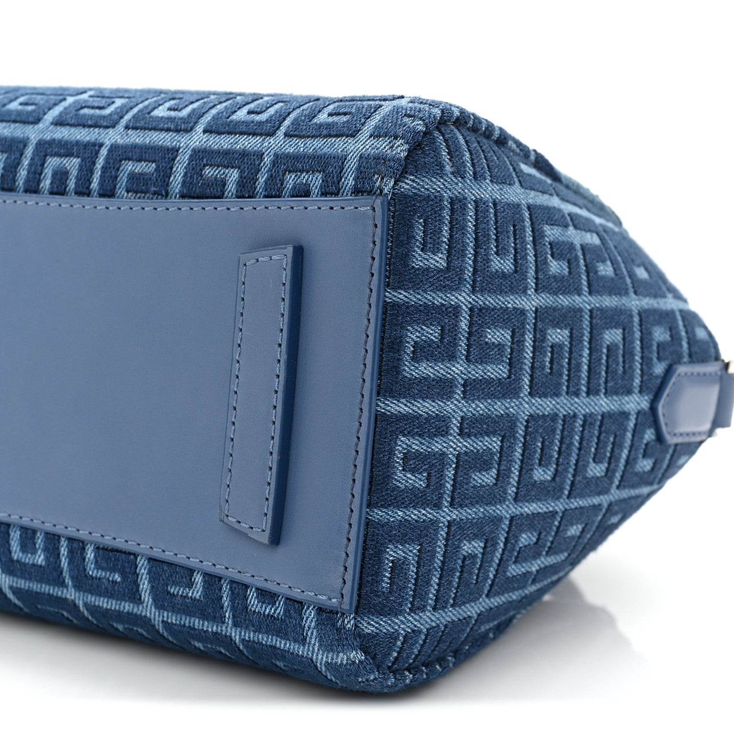 Denim Calfskin 4G Mini Antigona Blue