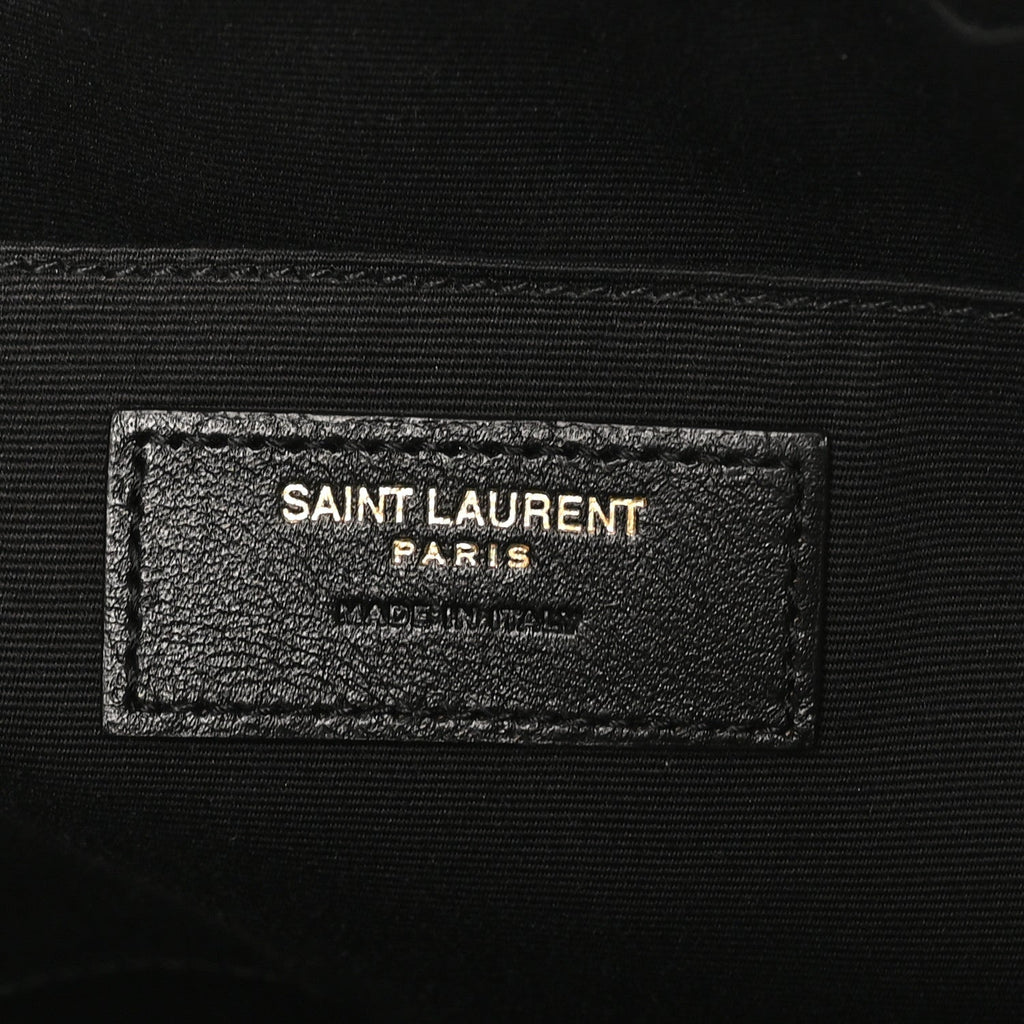 Calfskin Matelasse Monogram Lou Camera Bag Black