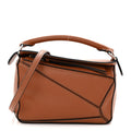 Calfskin Mini Puzzle Bag Tan