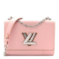 Epi Twist Shoulder Bag MM  Rose Ballerine