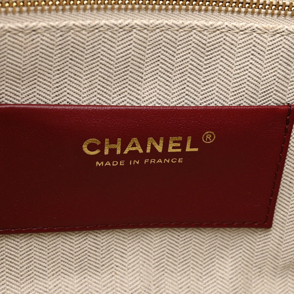 Suede Quilted Camerissimo Case Dark Beige