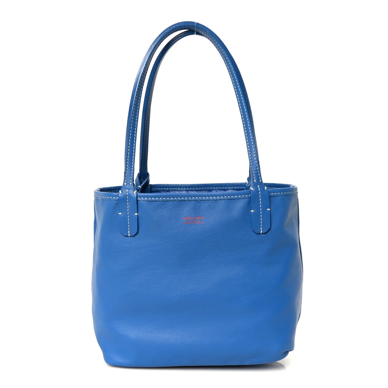 Goyardine Reversible Mini Anjou Sky Blue