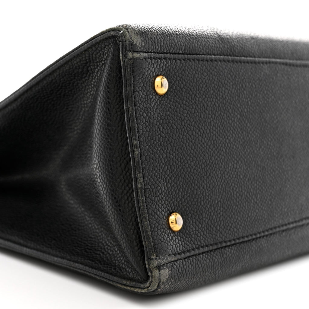 Caviar Shoulder Bag Black