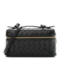 Calfskin Intrecciato Bang Bang Vanity Case Black