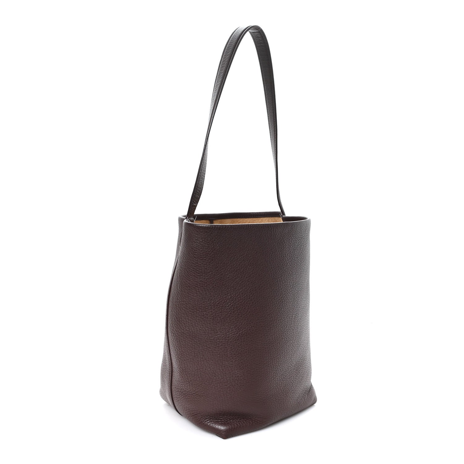 Grained Calfskin Medium N/S Park Tote Acajou