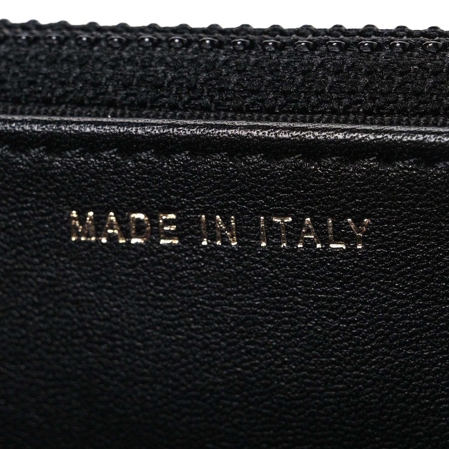 Lambskin Quilted Trendy CC Wallet On Chain WOC Black