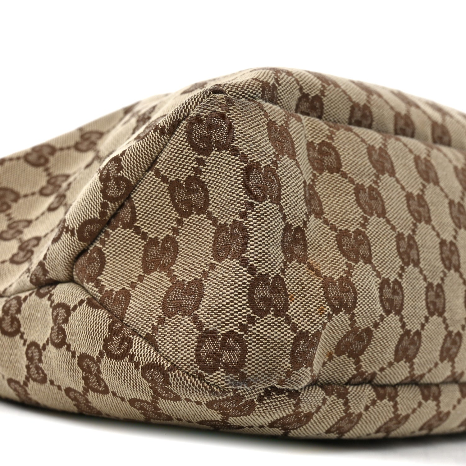 Monogram Medium Horsebit Chain Hobo Dark Brown