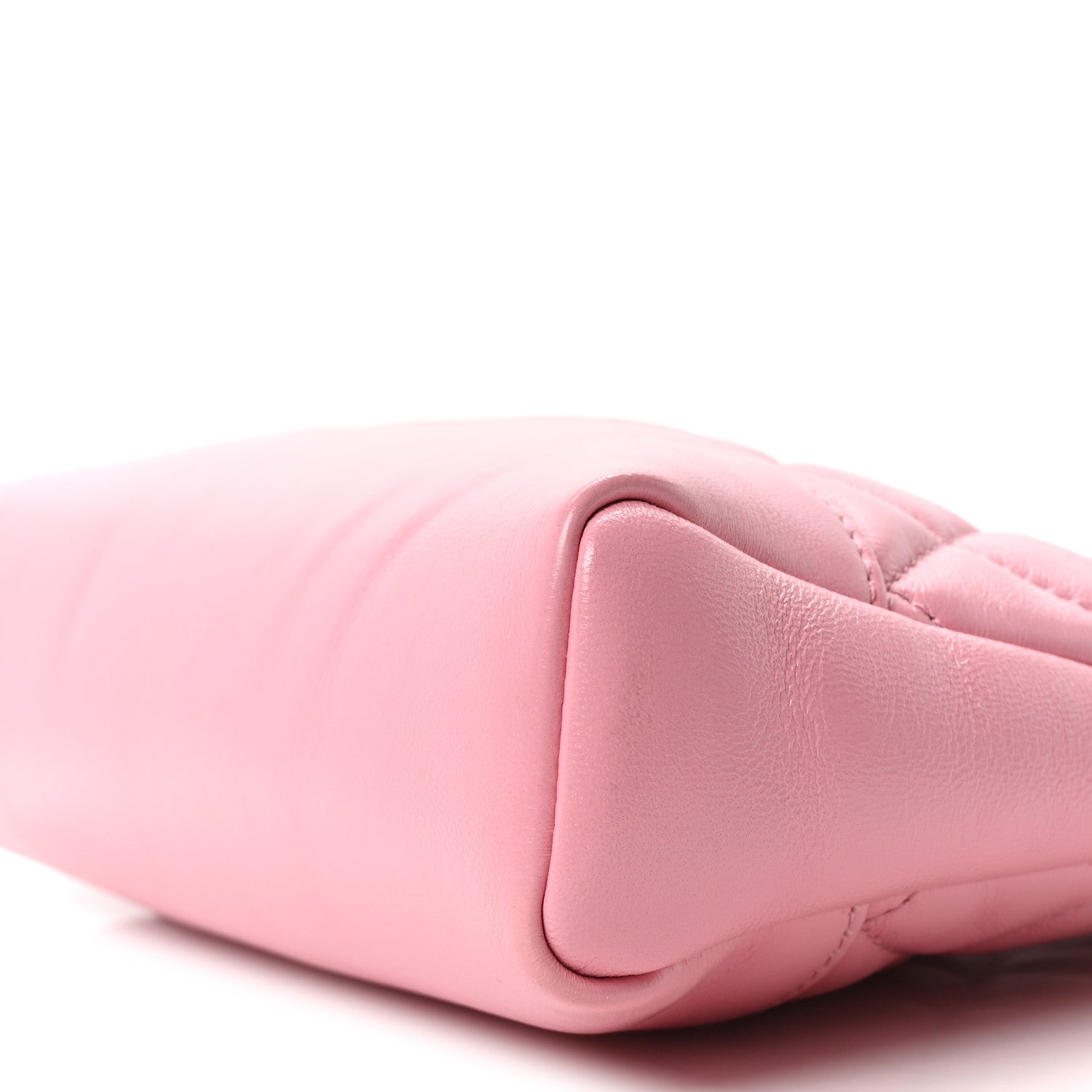 Shiny Lambskin Quilted Mini 31 Shopping Bag Light Pink