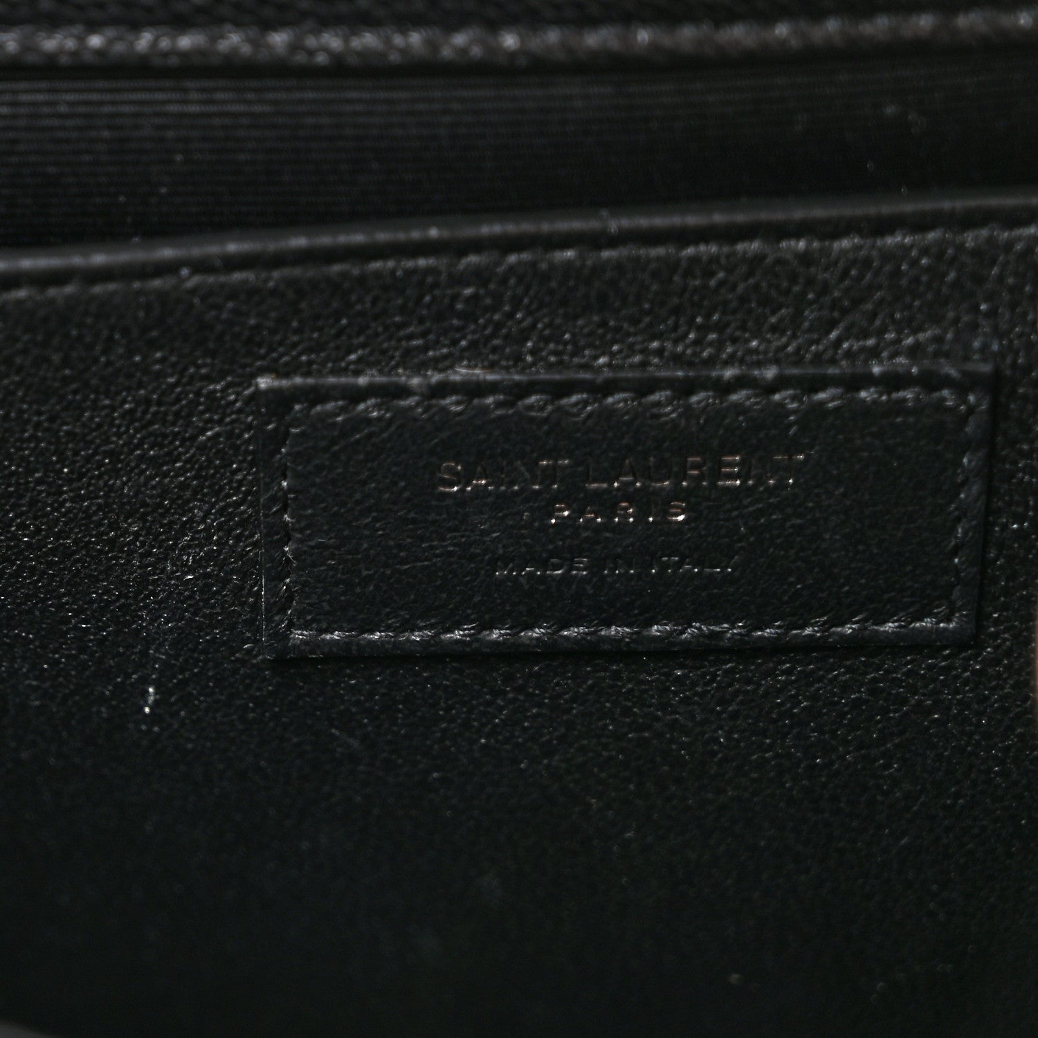 Grain De Poudre Textured Mixed Matelasse Triquilt Medium Monogram Monochrome Satchel Black