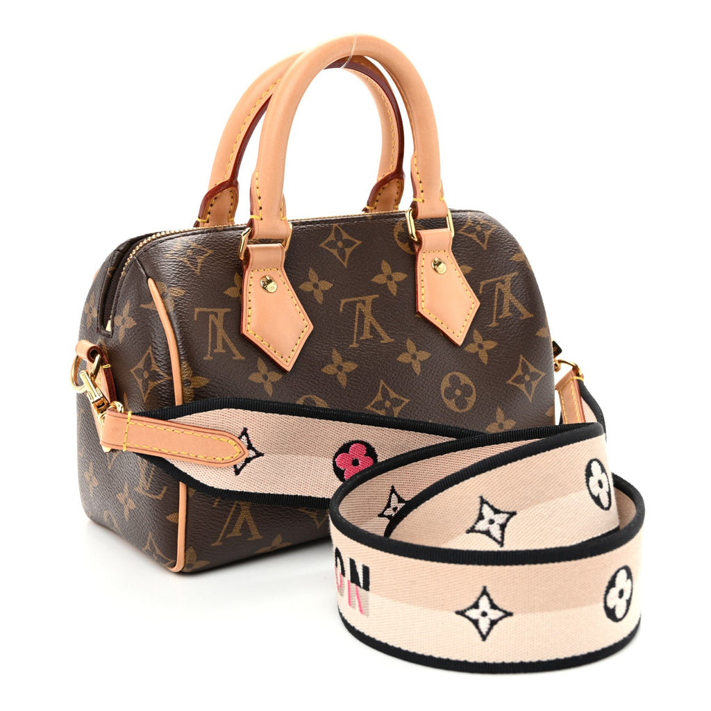 Monogram Speedy Bandouliere 20 Black