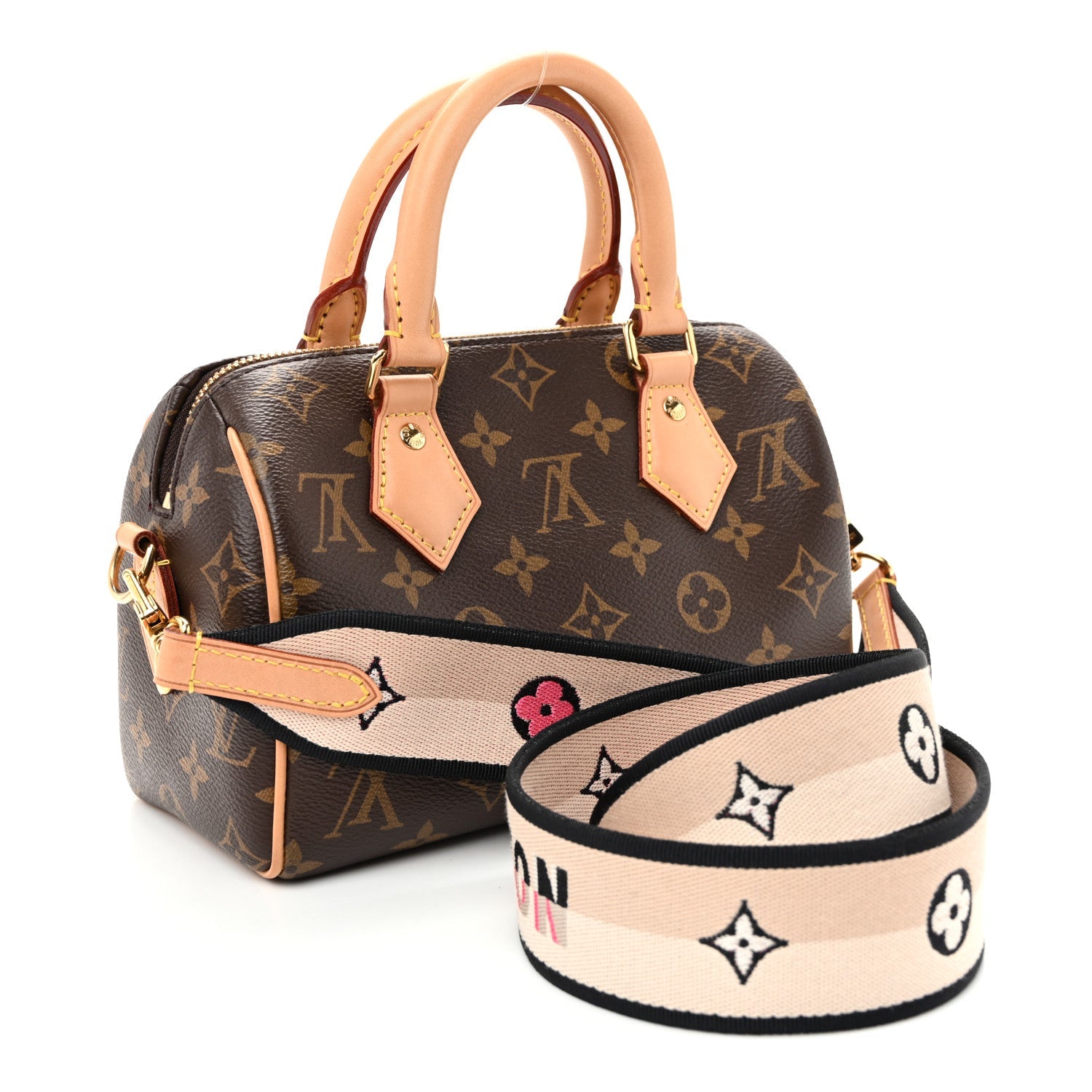 Monogram Speedy Bandouliere 20 Black