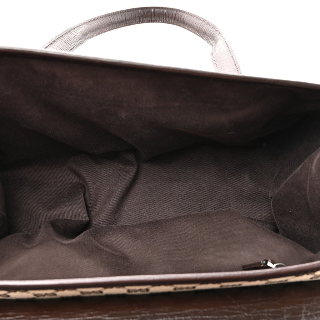 Monogram Bamboo Bullet Bag Dark Brown
