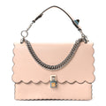 Vitello Liberty Scalloped Studded Kan I Shoulder Bag Plaster