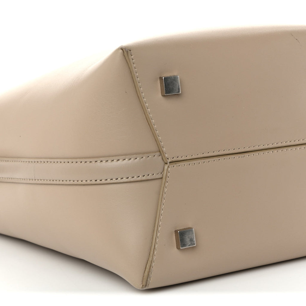 Shiny Calfskin Le 37 Small Bucket Bag Sea Salt