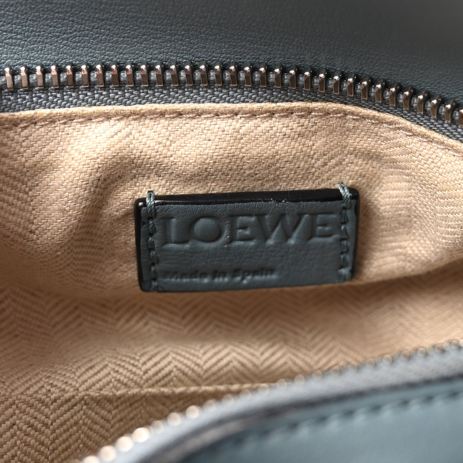 Calfskin Small Puzzle Bag Stone Blue