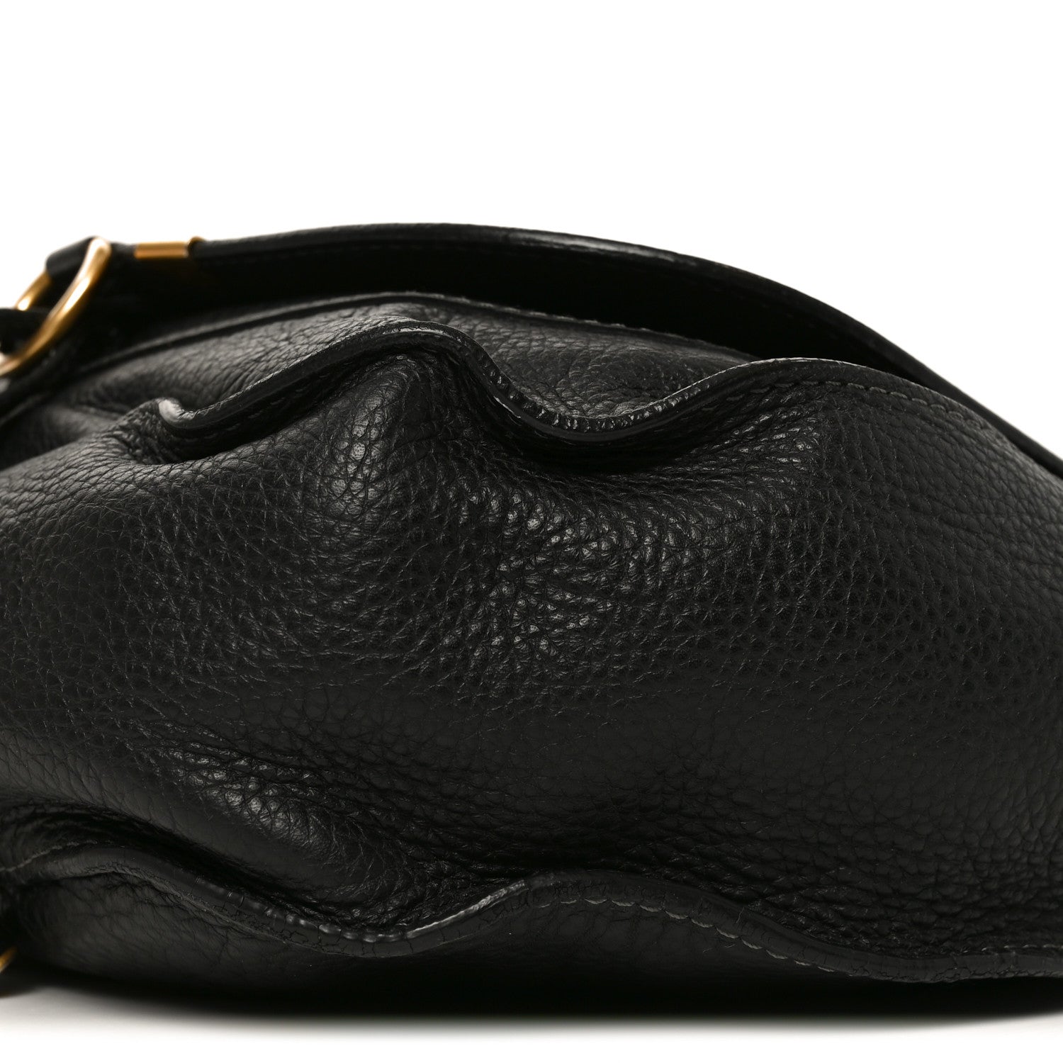 Calfskin Medium Marcie Satchel Black