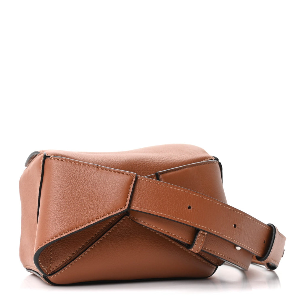 Calfskin Mini Puzzle Bumbag Tan