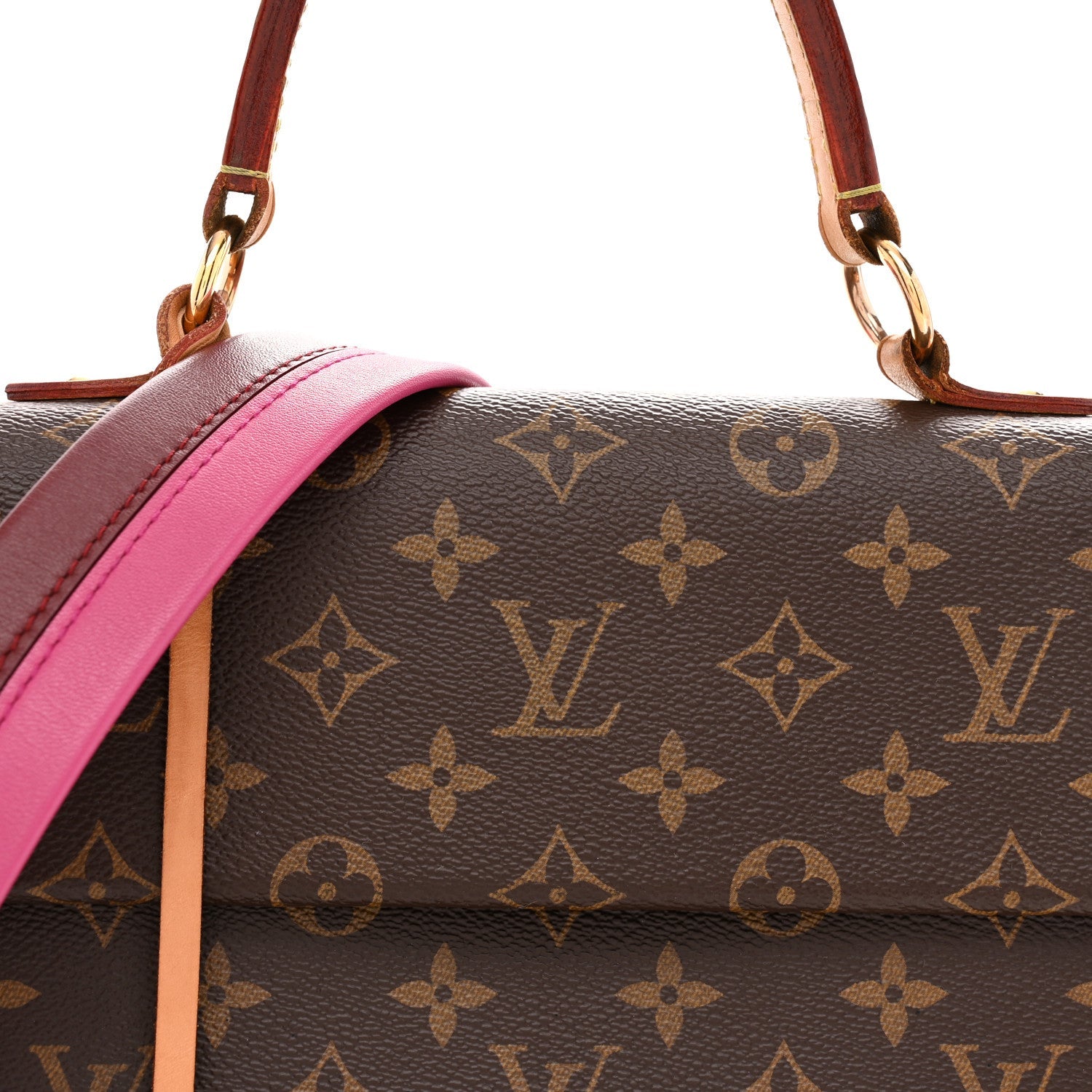 Monogram Cluny BB Bordeaux Fuchsia