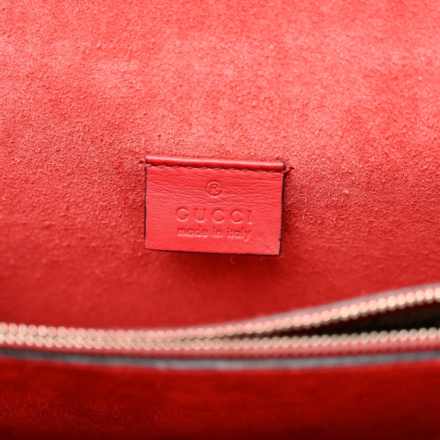 GG Supreme Monogram Small Dionysus Shoulder Bag Red