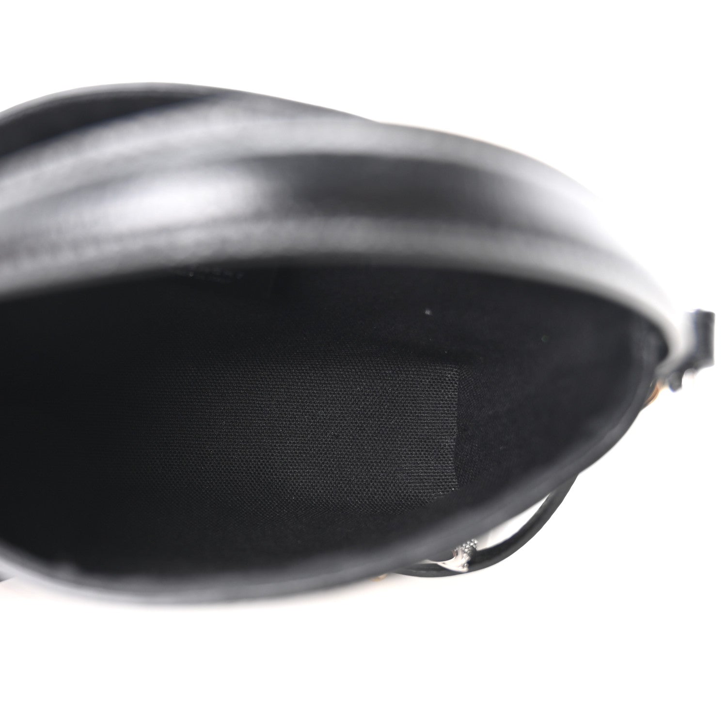 Tumbled Calfskin Nano Voyou Bag Black