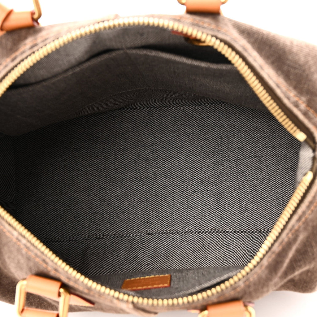 Denim Speedy 30 Bandouliere Coffee Bean Brown
