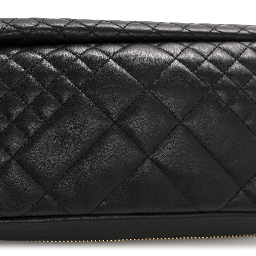 Nappa Barocco Quilted Vanitas Medea Belt Bag Black Red White