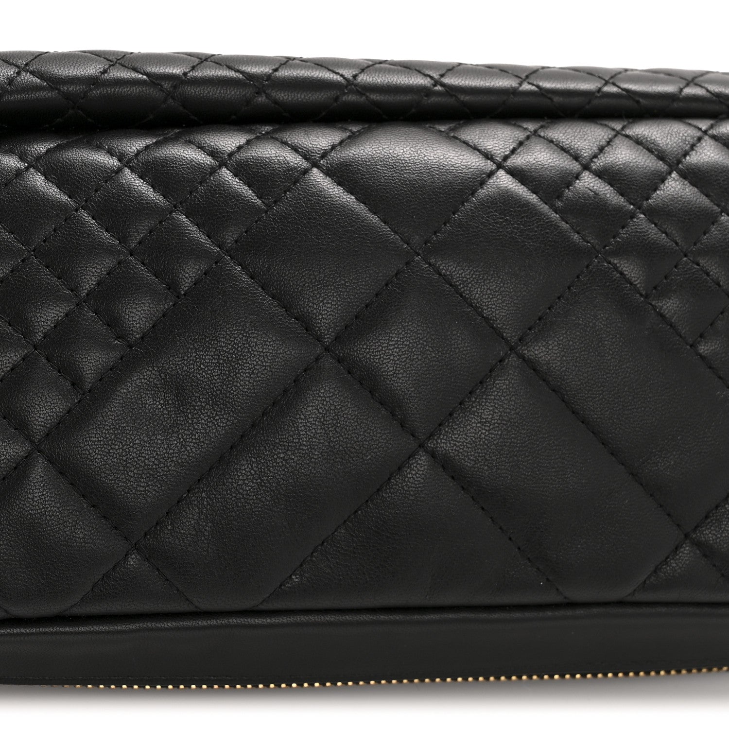 Nappa Barocco Quilted Vanitas Medea Belt Bag Black Red White