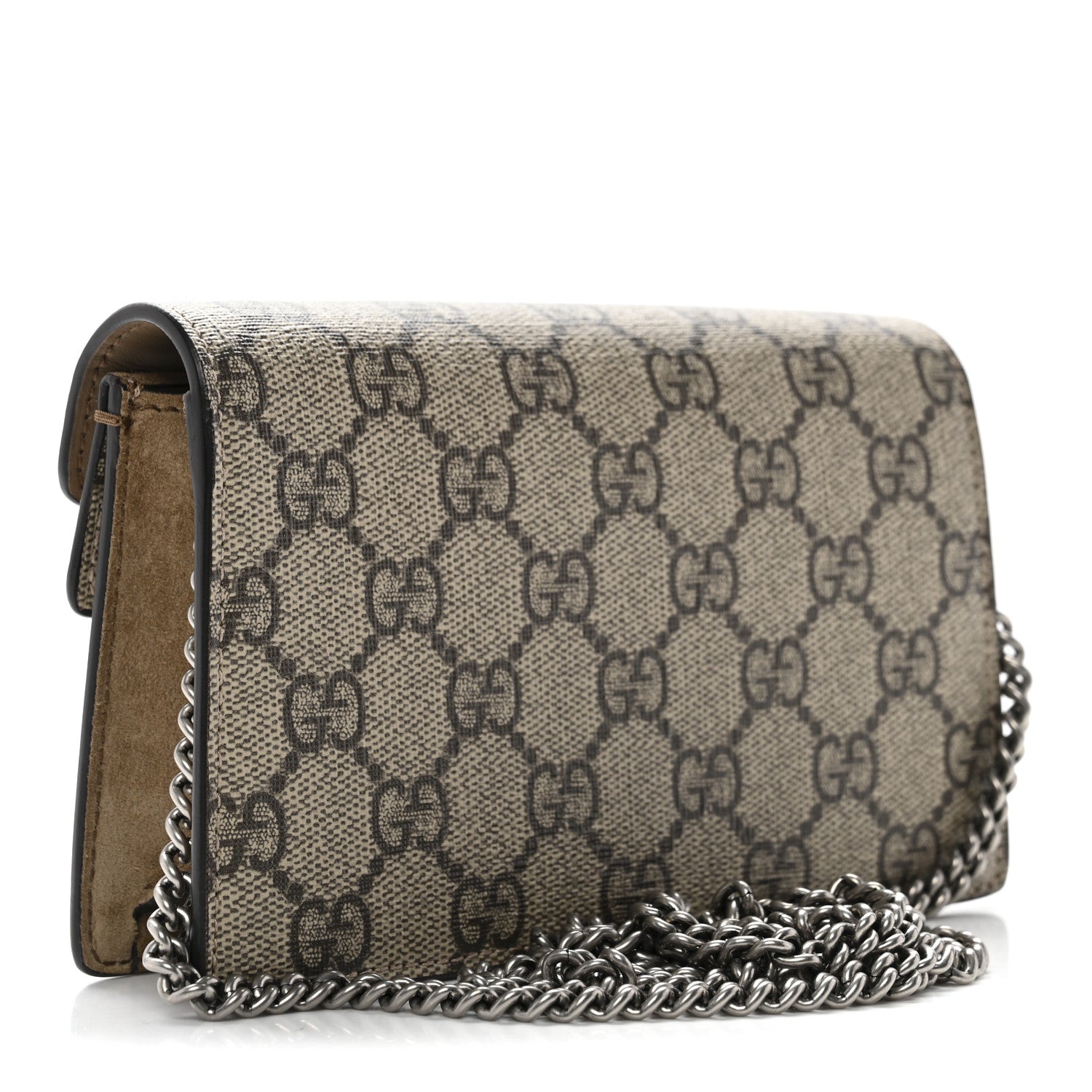 GG Supreme Monogram Super Mini Dionysus Shoulder Bag Taupe