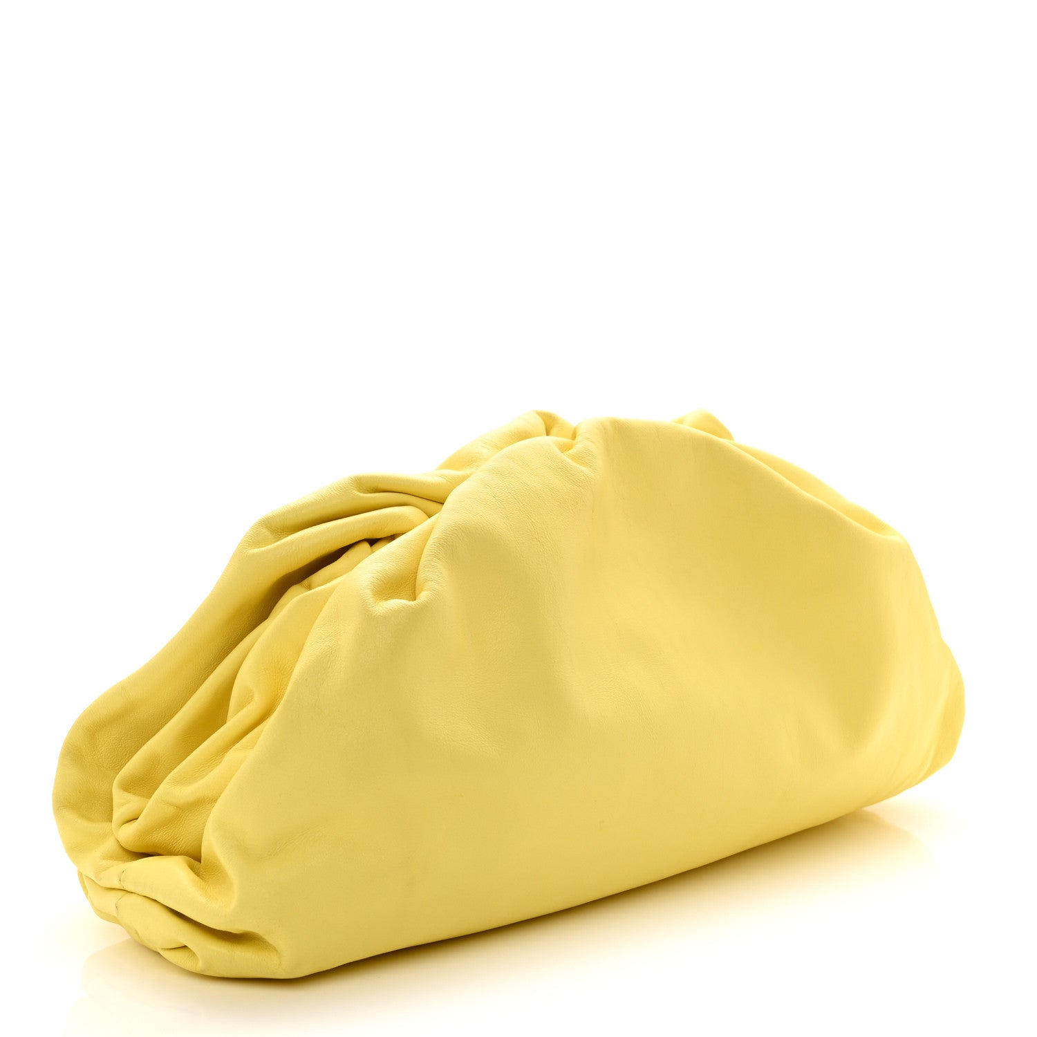 Smooth Butter Calf The Pouch Oversized Clutch Sherbert