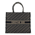 Oblique Large Book Tote Blue Multicolor