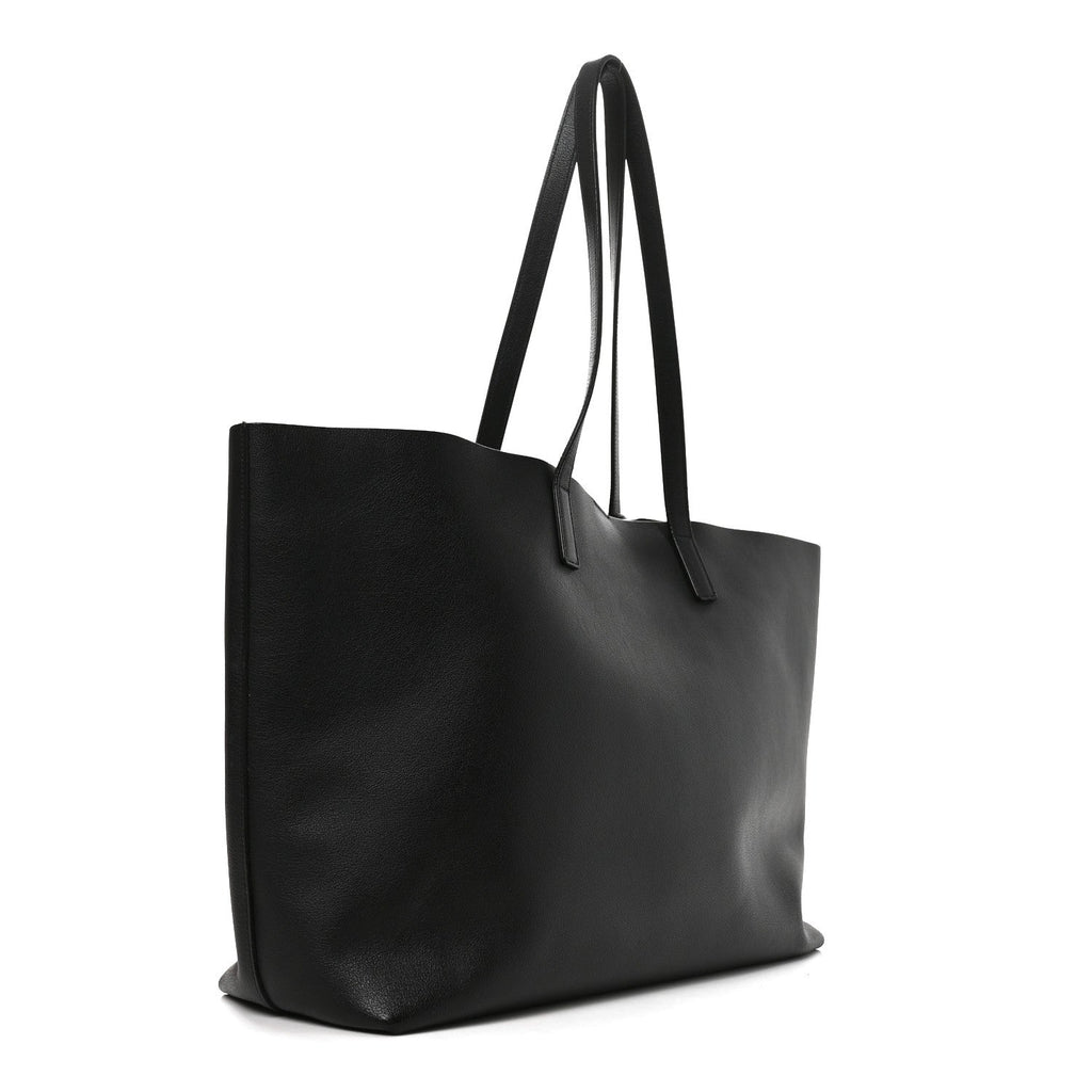 Calfskin Large Shopping Tote Black