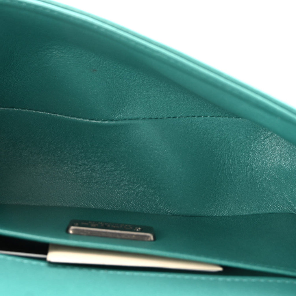 Galuchat Stingray Small Boy Flap Turquoise