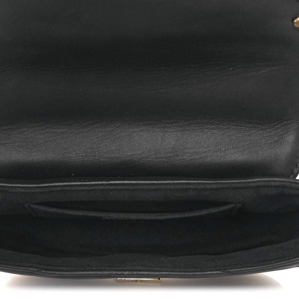 Calfskin New Wave Chain PM Black