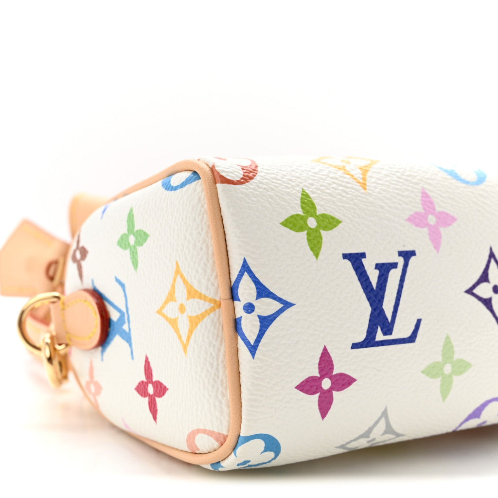 LV X TM Monogram Multicolor Nano Speedy White