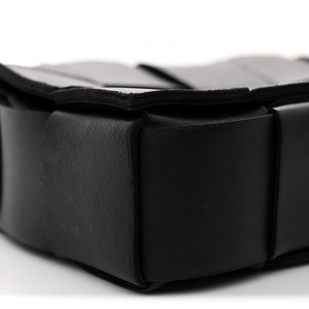 Nappa Maxi Intreccio Cassette Bag Black