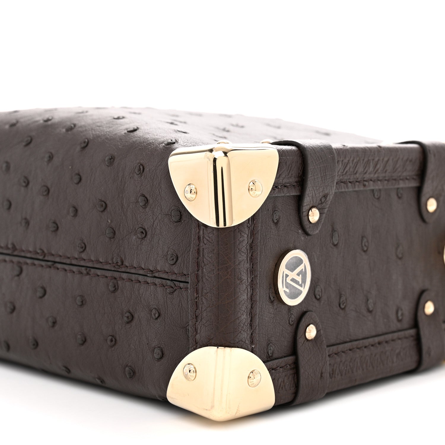 Ostrich Side Trunk MM Marron