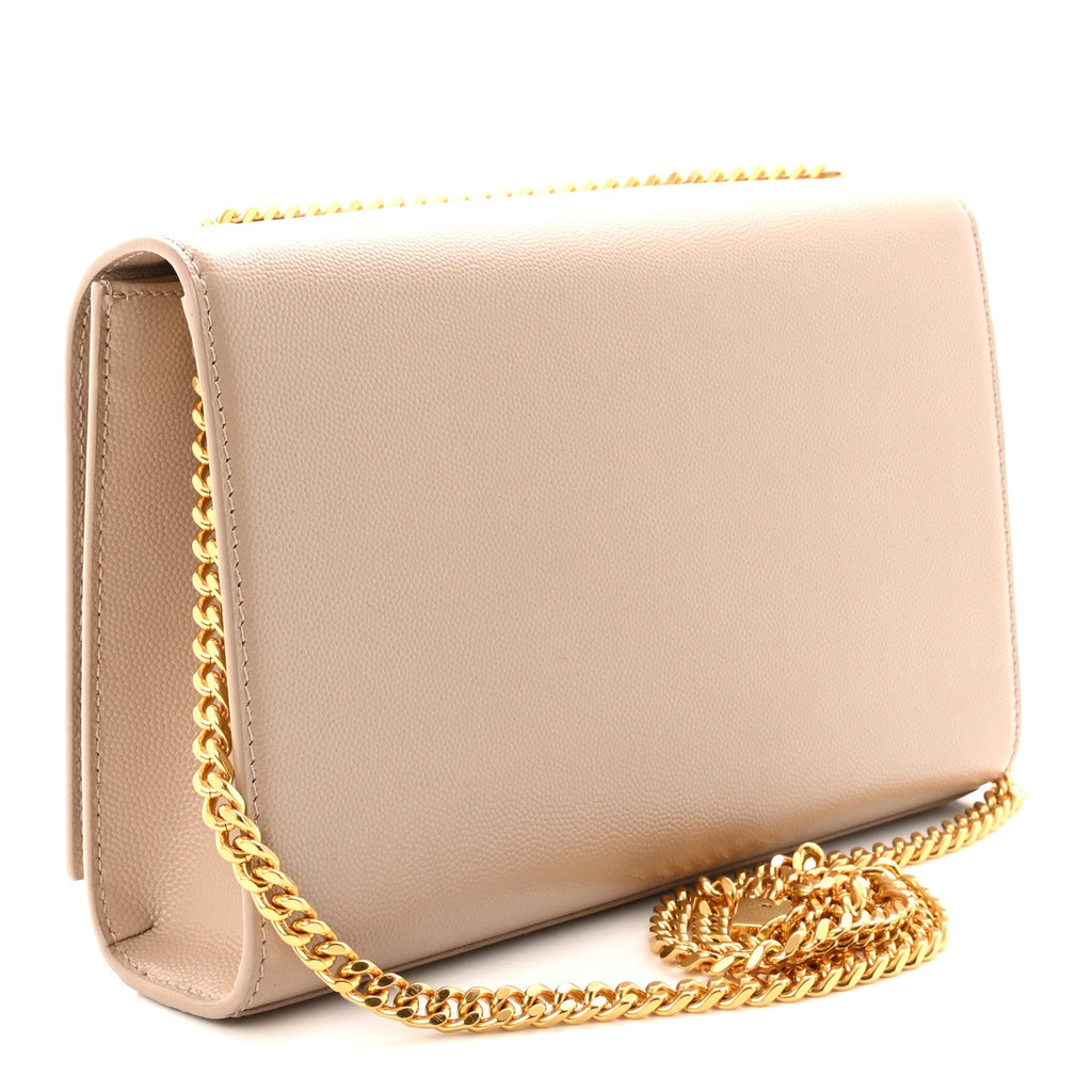 Grain De Poudre Medium Monogram Kate Satchel Nude Powder
