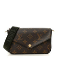Monogram Felicie Strap & Go Kaki