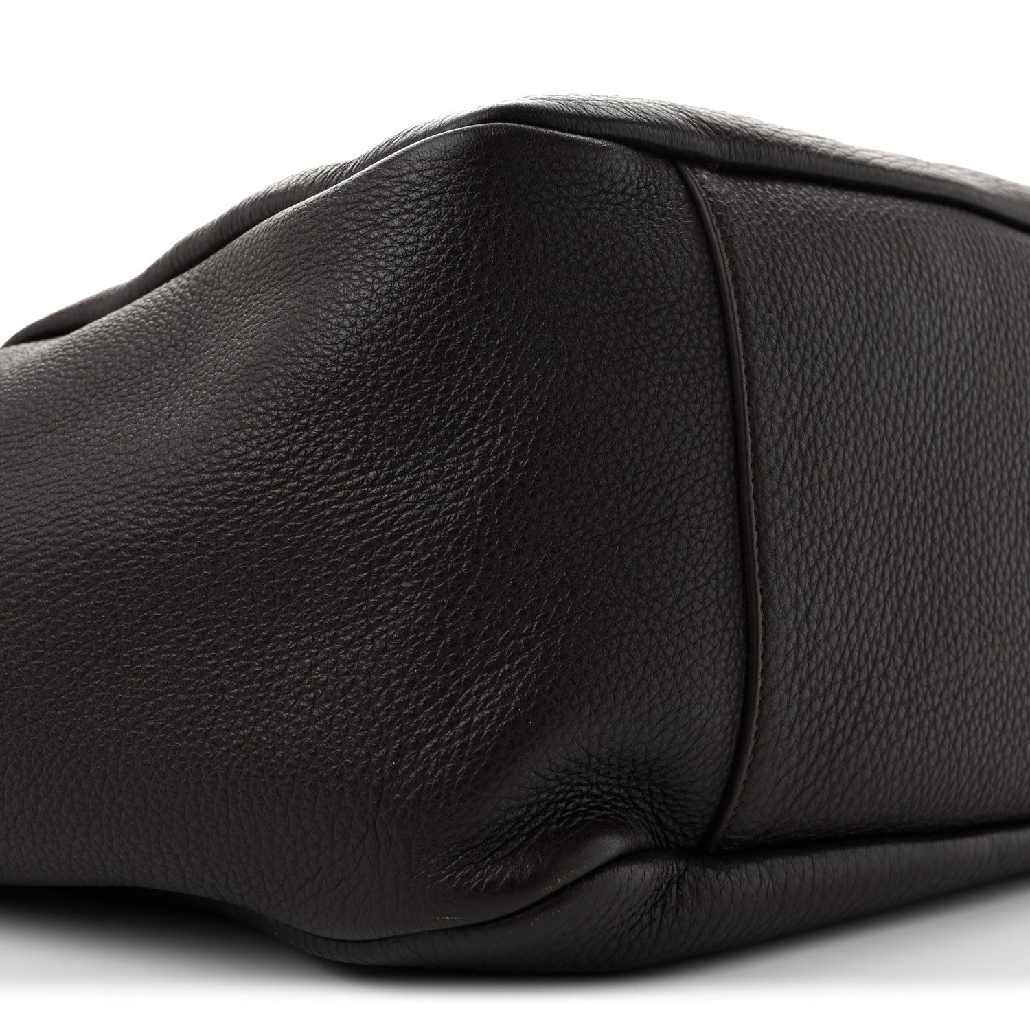 Grained Deerskin Bea Tote Sweet Chocolate