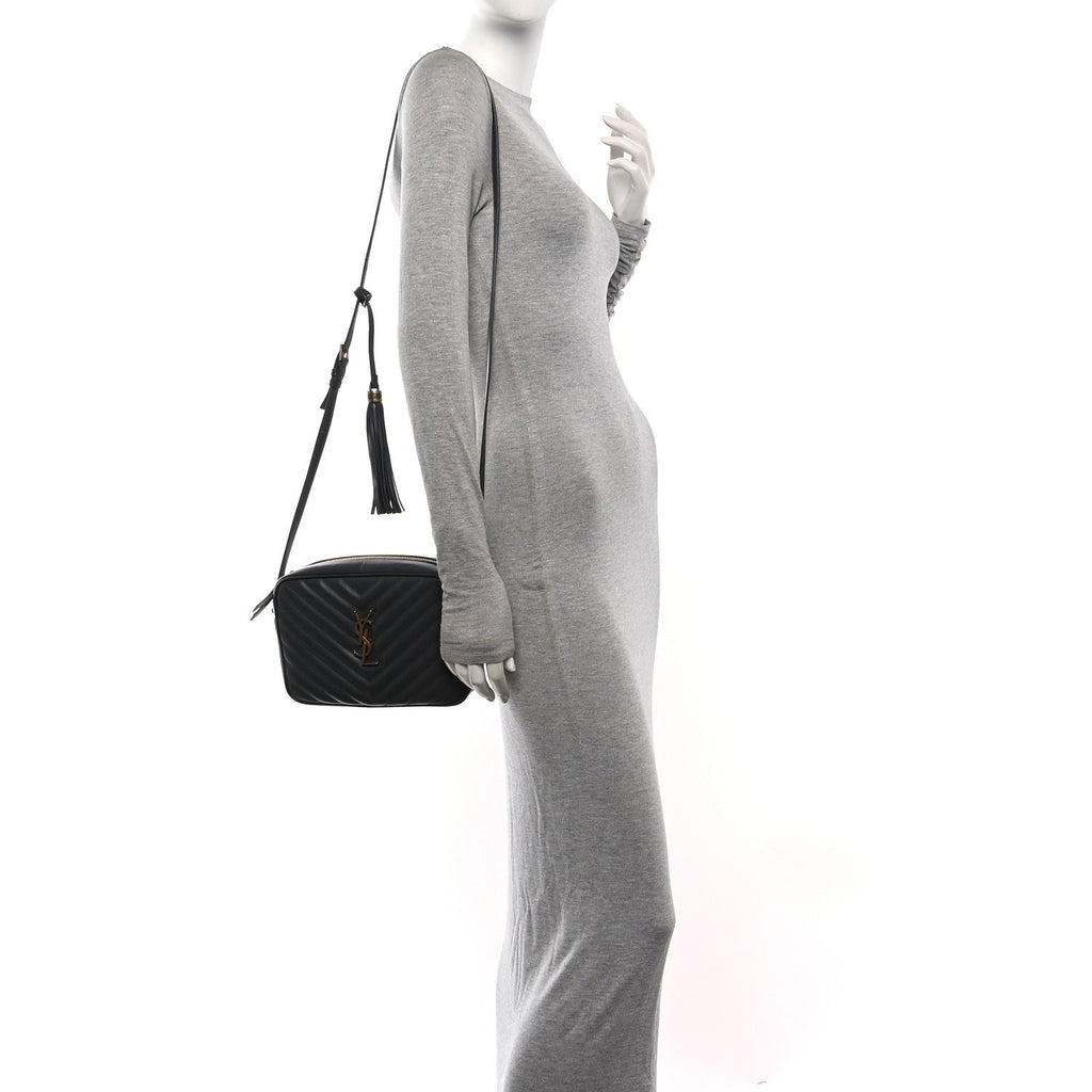 Calfskin Matelasse Monogram Lou Camera Bag Storm