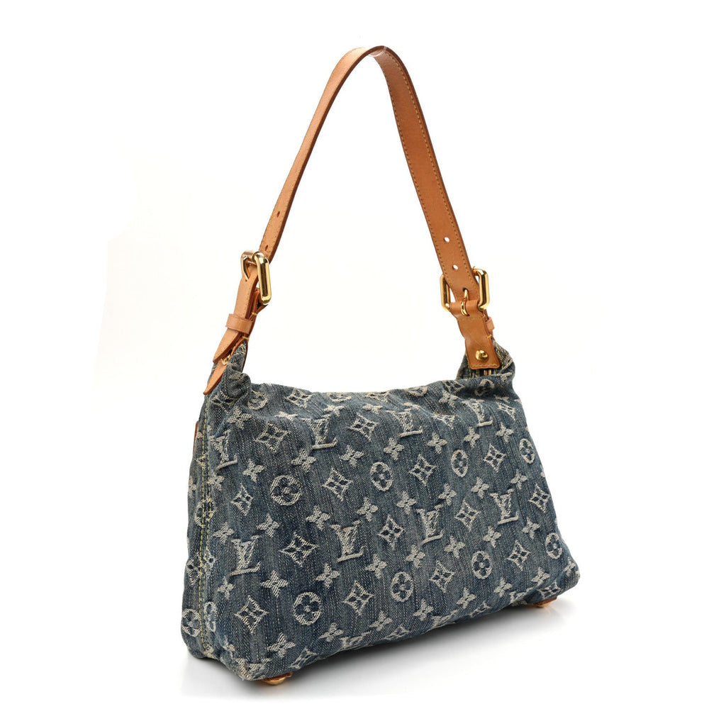 Monogram Denim Baggy PM Blue