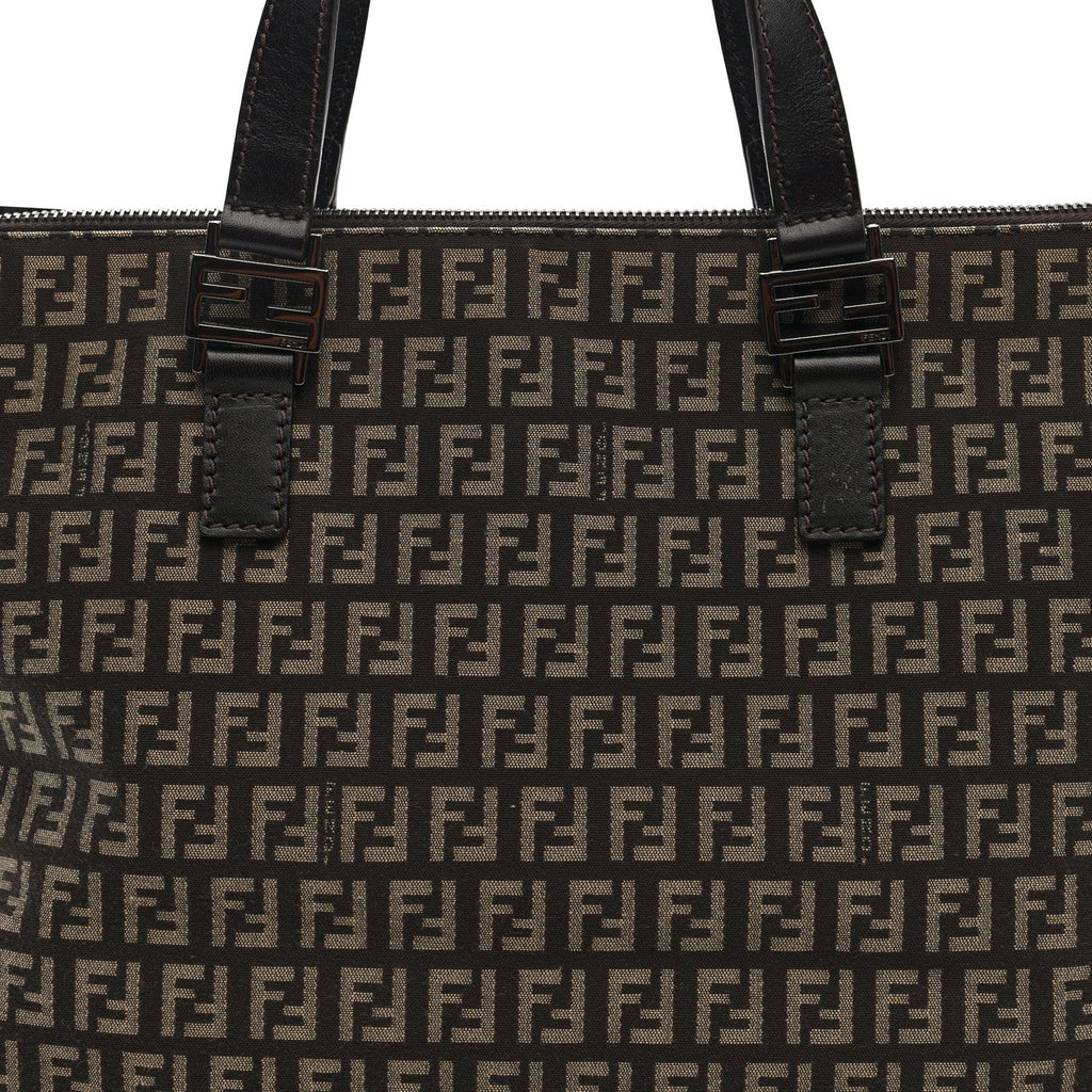 Zucchino Vitello Roll Tote Tobacco