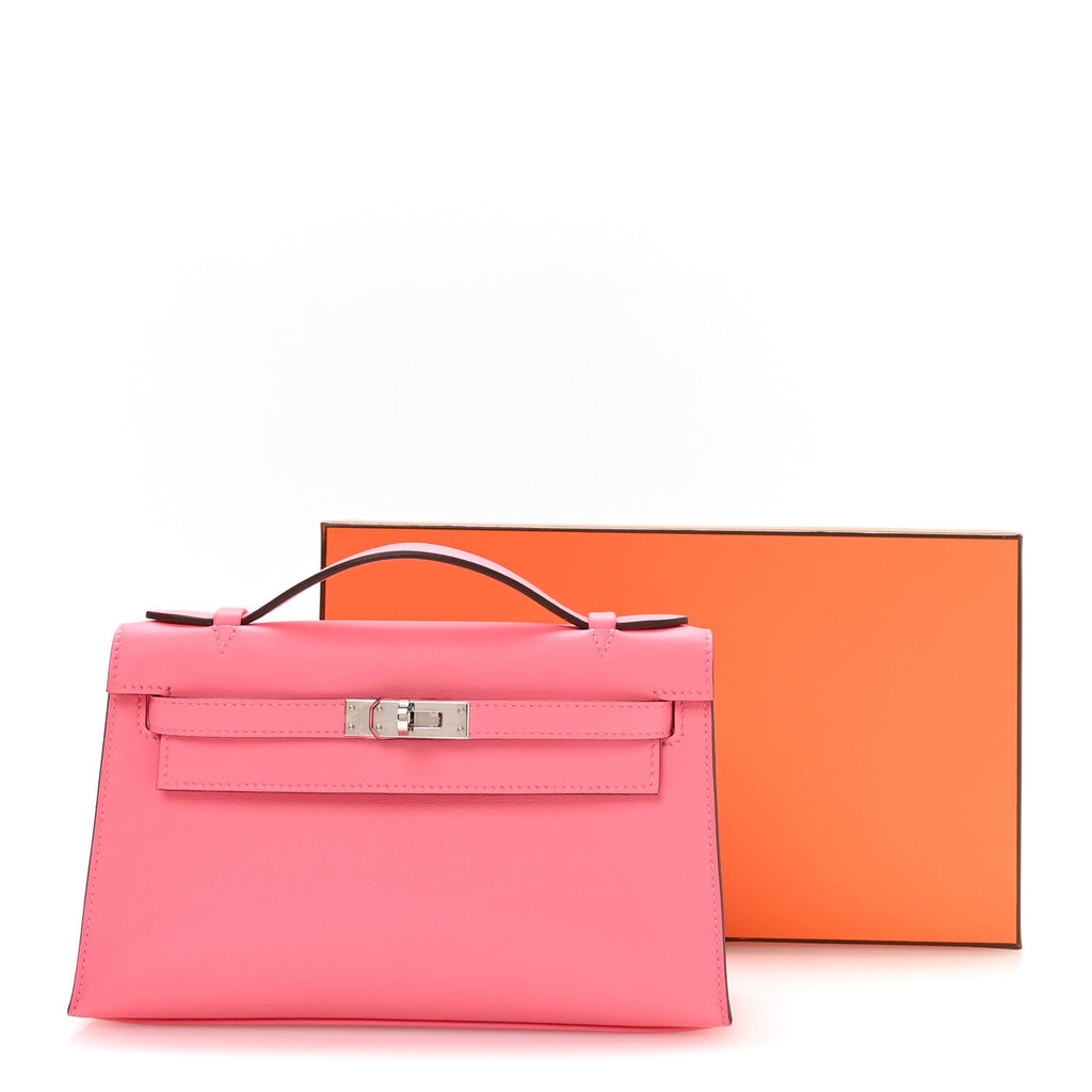 Swift Kelly Pochette Clutch Rose Azalee